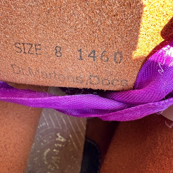 Dr. Martens 1460 Made in England White Leather Boots Size 8 – Worn Once - Picture 6 of 8